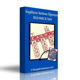 İngilizce Kelime Öğreten Bulmaca Kitap Seti 2 Kitap Enine Boyuna Eğitim