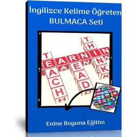 İngilizce Kelime Öğreten Bulmaca Kitap Seti 2 Kitap Enine Boyuna Eğitim