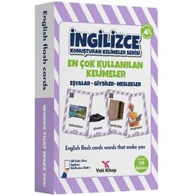 İngilizce Konuşturan Kelimeler Serisi Eşyalar Giysiler Meslekler - Yeti Kitap
