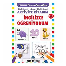 İngilizce Öğreniyorum 3+4+5 Yaş - Gamze Dokumacı