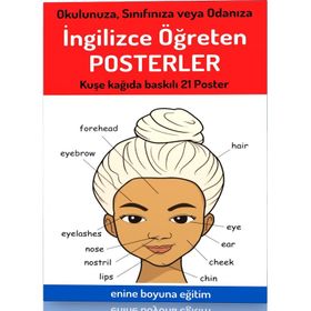 İngilizce Öğreten Posterler 21 Büyük Boy Poster Enine Boyuna Eğitim