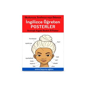 İngilizce Öğreten Posterler 21 Büyük Boy Poster Enine Boyuna Eğitim