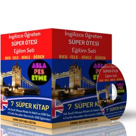 İngilizce Öğreten Süper Ötesi Eğitim Seti Enine Boyuna Eğitim