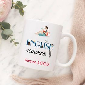 İngilizce Öğretmeni Kupa Bardak