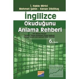 İNGİLİZCE OKUDUĞUNU ANLAMA REHBERI - İ. HAKKI MIRICI;KENAN DİKİLİTAŞ;MEHMET ŞAHİN