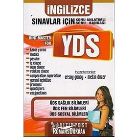 İNGILIZCE SINAVLAR İÇIN KONU ANLATIMLI SORU BANKASI HINT MASTER FOR YDS - ERSOY GÜNAY;METIN DÜZER