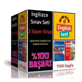 İngilizce Sınavlarına Hazırlık Seti 2 Süper Kitap Enine Boyuna Eğitim