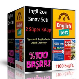 İngilizce Sınavlarına Hazırlık Seti 2 Süper Kitap Enine Boyuna Eğitim