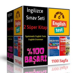 İngilizce Sınavlarına Hazırlık Seti 2 Süper Kitap Enine Boyuna Eğitim