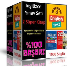 İngilizce Sınavlarına Hazırlık Seti 2 Süper Kitap Enine Boyuna Eğitim