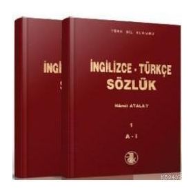 İNGİLİZCE - TÜRKÇE SÖZLÜK ( 2 CILT TAKIM) - HAMIT ATALAY