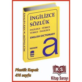 İngilizce Türkçe Türkçe İngilizce Sözlük Plastik Kapak-Ema Yayınları