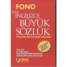 İngilizce - Türkçe - Türkçe - Yeni İngilizce Büyük Sözlük - Ali Bayram Birsen Çankaya Gordon Jones