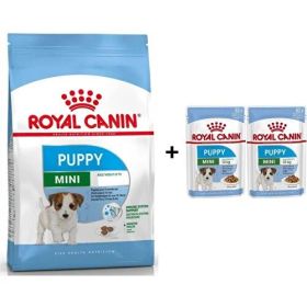 iniRoyal Canin M Puppy 4 kg Yavru Köpek Maması + 2 Adet Hediye Yaş Mama