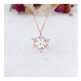 Inlove 925 Ayar Gümüş Kartanesi Kadın Kolye