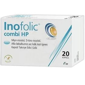 Inofolic Combi HP İnositol Folik Asit 20 Kapsül