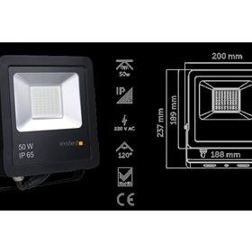 Inoled 6500k 50w Led Projektör