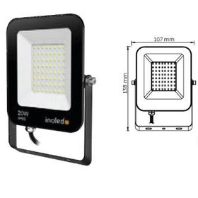 İnoled 7205-01 50 W 6500K Elegant Led Projektör