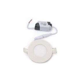 İnoled Yuvarlak Alüminyum 2703-02 3w Günışığı Slim Led Panel