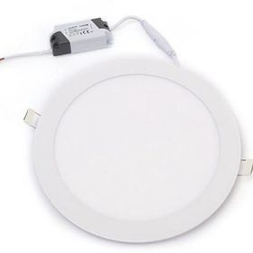 İnoled Yuvarlak Alüminyum 2718-01 18w Beyaz Işık Slim Led Panel