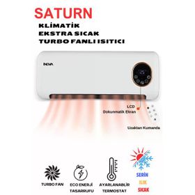 Inova Saturn 2000W Uzaktan Kumandalı Duvar Tipi Soğutucu Isıtıcı