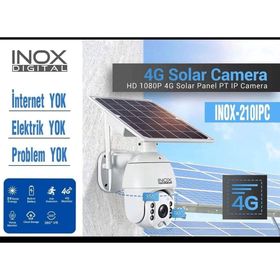 İnox HD 1080P 4G Inox-210IPC Solar Panel Pt Ip Kamera