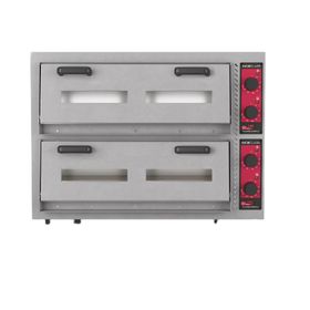 Inoxclass Çift Katlı Elektrikli 12x30 cm Pizza Kapasiteli Margarita M602E Pizza Fırını