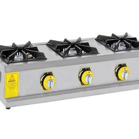 İnoxmaster 3'lü Gazlı ve Lpgli İMR-MNOG-3 Mini Ocak