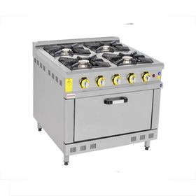 İnoxmaster 4'lü Gazlı 80x80x85 cm İMR-KOG-8080 Kuzine