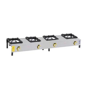 İnoxmaster 4'lü Kısa Ayak Gazlı ve Lpgli İMR-LKK-04 Lokanta Ocağı