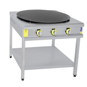 İnoxmaster İMR-TBGZOG-90 90x90x85 cm Taban Raflı Gazlı Gözleme Ocağı