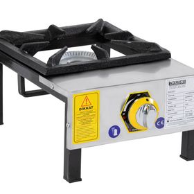 İnoxmaster Tekli Kısa Ayak Gazlı ve Lpgli MR-LKK-01 Lokanta Ocağı