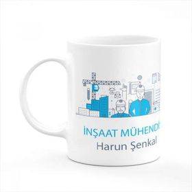 İnşaat Mühendisi Kupa Bardak