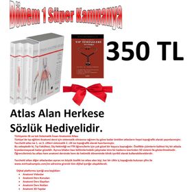 İnsan Anatomisi Atlası-3 Cilt Takım / Mustafa Büyükmumcu