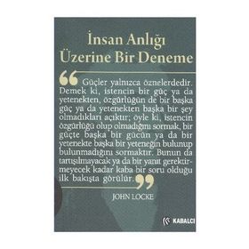 İnsan Anlığı Üzerine Bir Deneme - John Locke