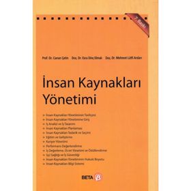İNSAN KAYNAKLARI YÖNETİMİ - MÜGE LEYLA YILDIZ;ŞADİ CAN SARUHAN