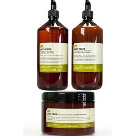 Insight Anti Frizz Kabarma Önleyici 900 ml Şampuan + 900 ml Saç Kremi + 500 ml Saç Maskesi
