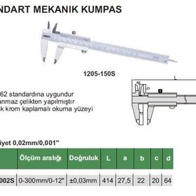 Insize 1205-1502S Mekanik Kumpas Standart Model
