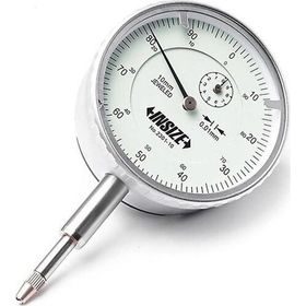 Insize 2301-10F Düz Kapaklı 0-10 mm Komparatör Saati