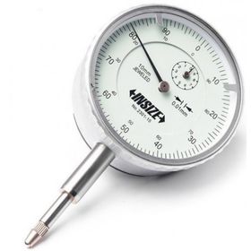Insize 2301-10F Düz Kapaklı 0-10 mm Komparatör Saati