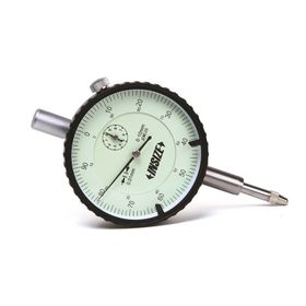 Insize 2308-10A Kulaklı Kapaklı 0-10 mm Komparatör Saati