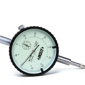 Insize 2308-10FA Düz Kapaklı 0-10 mm Komparatör Saati