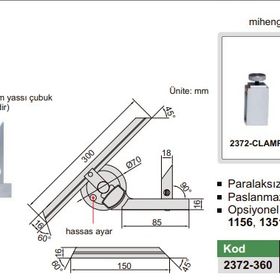 INSIZE 2372-360 Mercekli Mekanik Açı Ölçer