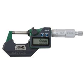 Insize IP54 3108-25A Dijital Mikrometre Üç Tuşlu
