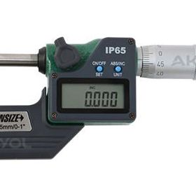 Insize IP54 3108-25A Dijital Mikrometre Üç Tuşlu