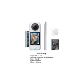 Insta360 X4 Air Beyaz Aksiyon Kamera - Essential Kit