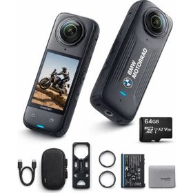 Insta360 X4 Aksiyon Kamerası - BMW Motorrad Edition Kit