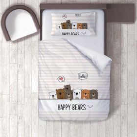 İnstababyrooms 009 Dijital Baskılı Renkli 160x220 cm Bebek Nevresim Takımı