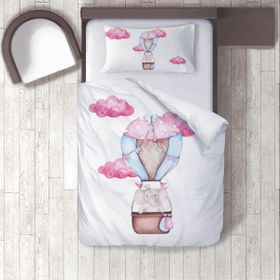 İnstababyrooms 060 Dijital Baskılı Renkli 160x220 cm Bebek Nevresim Takımı