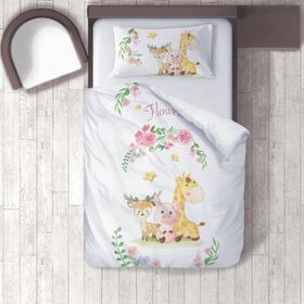 İnstababyrooms 131 Dijital Baskılı Renkli 160x220 cm Bebek Nevresim Takımı